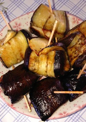 長ナス巻き巻き-レシピのメイン写真
