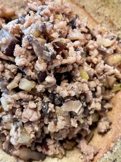 長ねぎと椎茸の肉そぼろ-レシピのメイン写真
