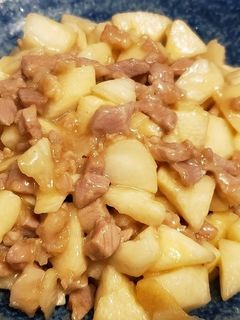 山芋と豚肉の中華炒め-レシピのメイン写真