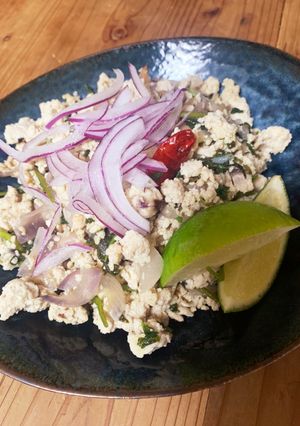 これ食べたらタイ旅行気分　タイラーブ♪-レシピのメイン写真
