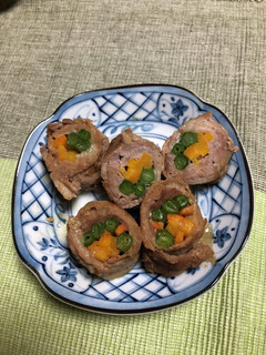 いんげんと人参の肉巻き-レシピのメイン写真