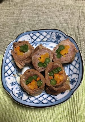 いんげんと人参の肉巻き-レシピのメイン写真