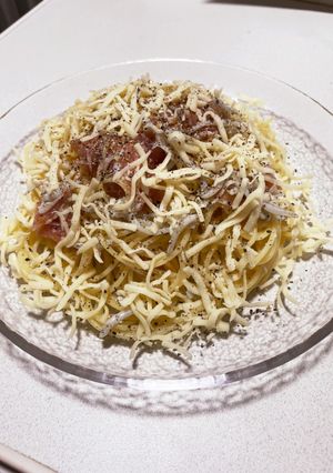 しらすと生ハムの冷製パスタ-レシピのメイン写真
