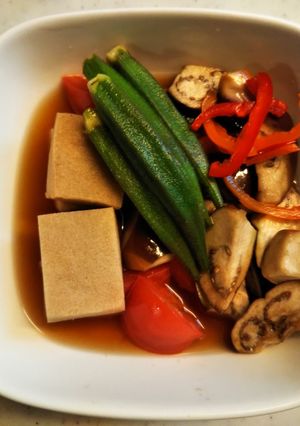 夏野菜のひんやり煮物-レシピのメイン写真