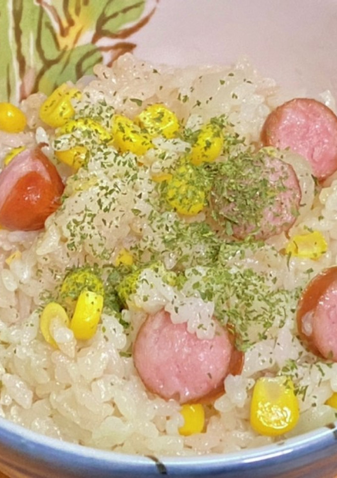 スイートコーンとソーセージの炊き込みご飯-レシピのメイン写真