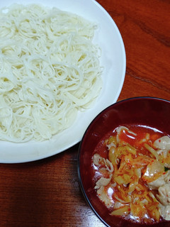 豚キムそうめん-レシピのメイン写真