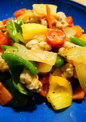 夏野菜のアーリオオーリオ-レシピのメイン写真