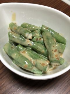いんげんのごま味噌マヨ和え-レシピのメイン写真