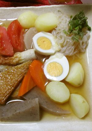 出汁でいただく、夏向きの冷やしおでん！-レシピのメイン写真