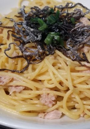 パスタを茹でるだけ！ツナと塩昆布のパスタ-レシピのメイン写真