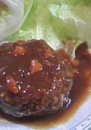 シチューの素で簡単♪煮込みハンバーグ-レシピのメイン写真