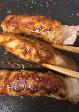 豚肉巻ききんぴら/甘辛カレー味-レシピのメイン写真