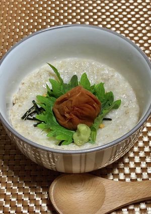 オートミール茶漬け-レシピのメイン写真