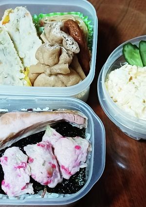 旦那弁当（6/29息子テスト期間）-レシピのメイン写真
