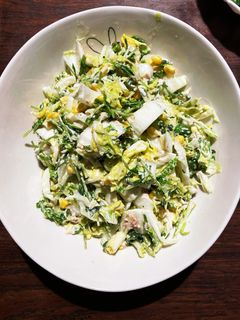 白菜&コーン&豆苗ツナマヨサラダ-レシピのメイン写真