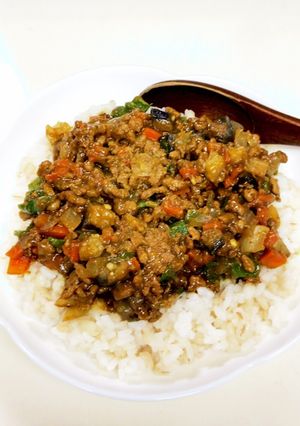 夏野菜たっぷりキーマカレー-レシピのメイン写真