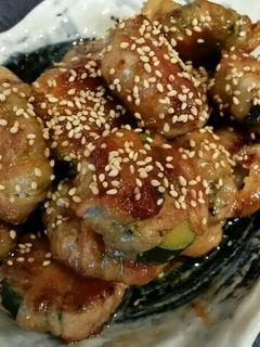 ズッキーニの豚バラ巻き-レシピのメイン写真