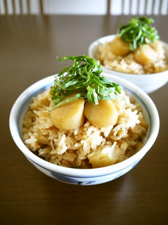 【レシピ動画】帆立の炊き込みご飯♪-レシピのメイン写真