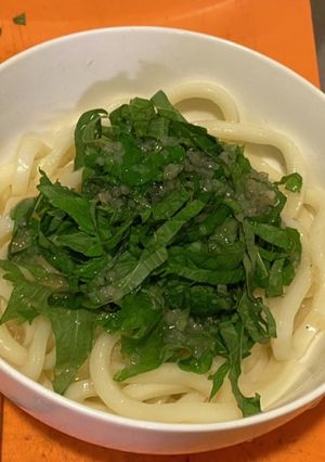 冷製紫蘇うどんシークワーサーソースがけ-レシピのメイン写真