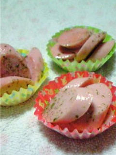 お弁当におさかなのソーセージでもう1品-レシピのメイン写真