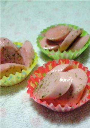 お弁当におさかなのソーセージでもう1品-レシピのメイン写真