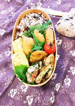 パートナーのお弁当♡お赤飯弁当♡-レシピのメイン写真