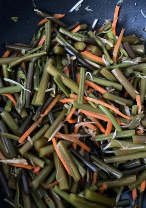 わらびの麺つゆ漬け-レシピのメイン写真
