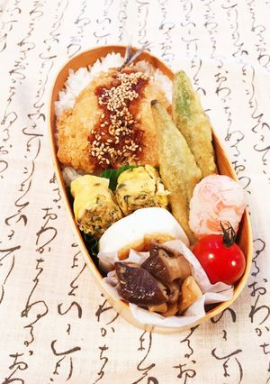 パートナーのお弁当♡アジフライ弁当♡-レシピのメイン写真