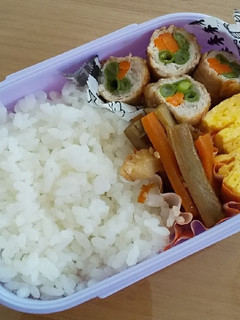21/6/28 年長肉巻き弁当-レシピのメイン写真