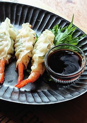 業務スーパー★めちゃ旨！伸ばしエビ餃子-レシピのメイン写真