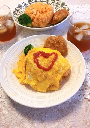 三女と四女の朝食♡-レシピのメイン写真