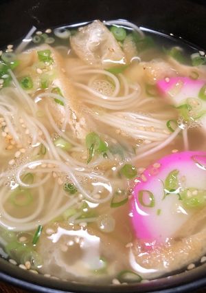 夏でも美味しい煮麺（にゅーめん）-レシピのメイン写真