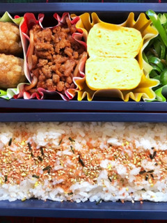 高校生弁当日記(さけふりかけ弁当編)-レシピのメイン写真