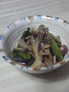 青菜ときのこの煮浸し-レシピのメイン写真