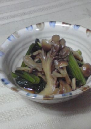 青菜ときのこの煮浸し-レシピのメイン写真