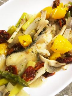 野菜たっぷり!真鱈のアクアパッツァ-レシピのメイン写真