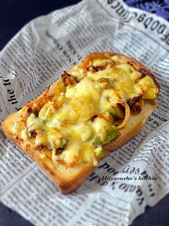 残り物活用トースト-レシピのメイン写真