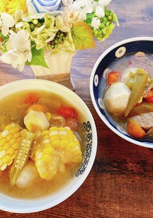 フィリピン♡酸っぱい爽やかシニガンスープ-レシピのメイン写真