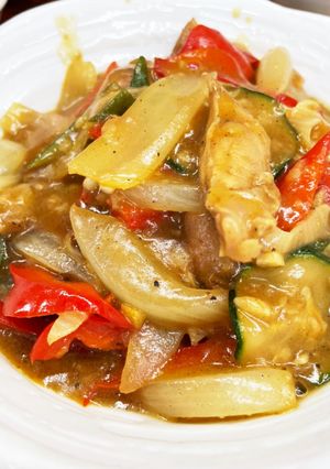 夏野菜のカレー炒め-レシピのメイン写真