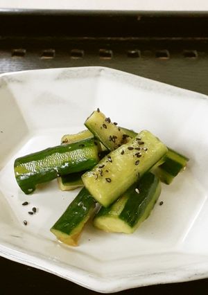 【野菜ソムリエ】きゅうりの酢じょうゆ漬け-レシピのメイン写真