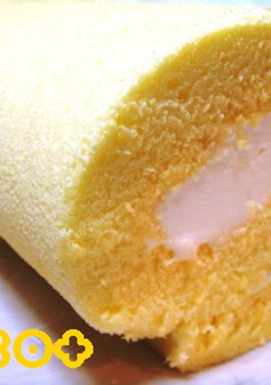 黄金色●純たまごロールケーキ-レシピのメイン写真