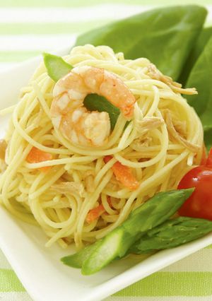 なめたけスパサラダ-レシピのメイン写真