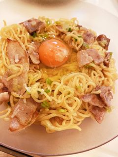 ネギと豚バラの醤油焼きそば-レシピのメイン写真