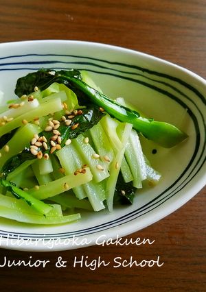 ブロッコリーの茎の塩きんぴら-レシピのメイン写真