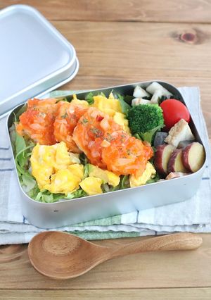 お弁当のごはんに♪”鶏チリ丼”-レシピのメイン写真