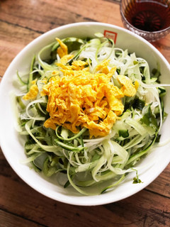 冷たい麺でダイエット!胡瓜そうめん-レシピのメイン写真