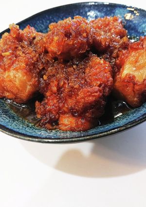 ２日目のからあげリメイク お惣菜でも-レシピのメイン写真