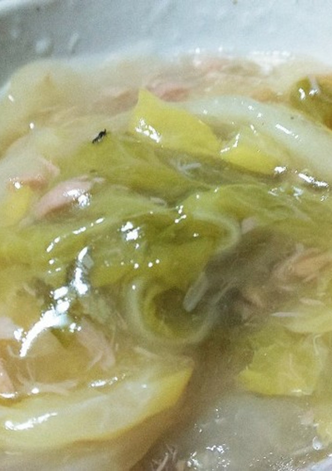 【減塩】白菜とツナのとろとろ煮-レシピのメイン写真