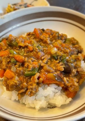 カレーリメイク　ドライカレー-レシピのメイン写真