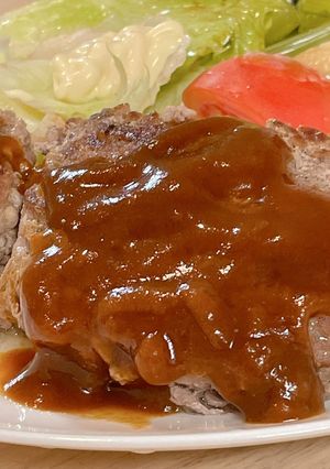 ずぼらの極みハンバーグ-レシピのメイン写真
